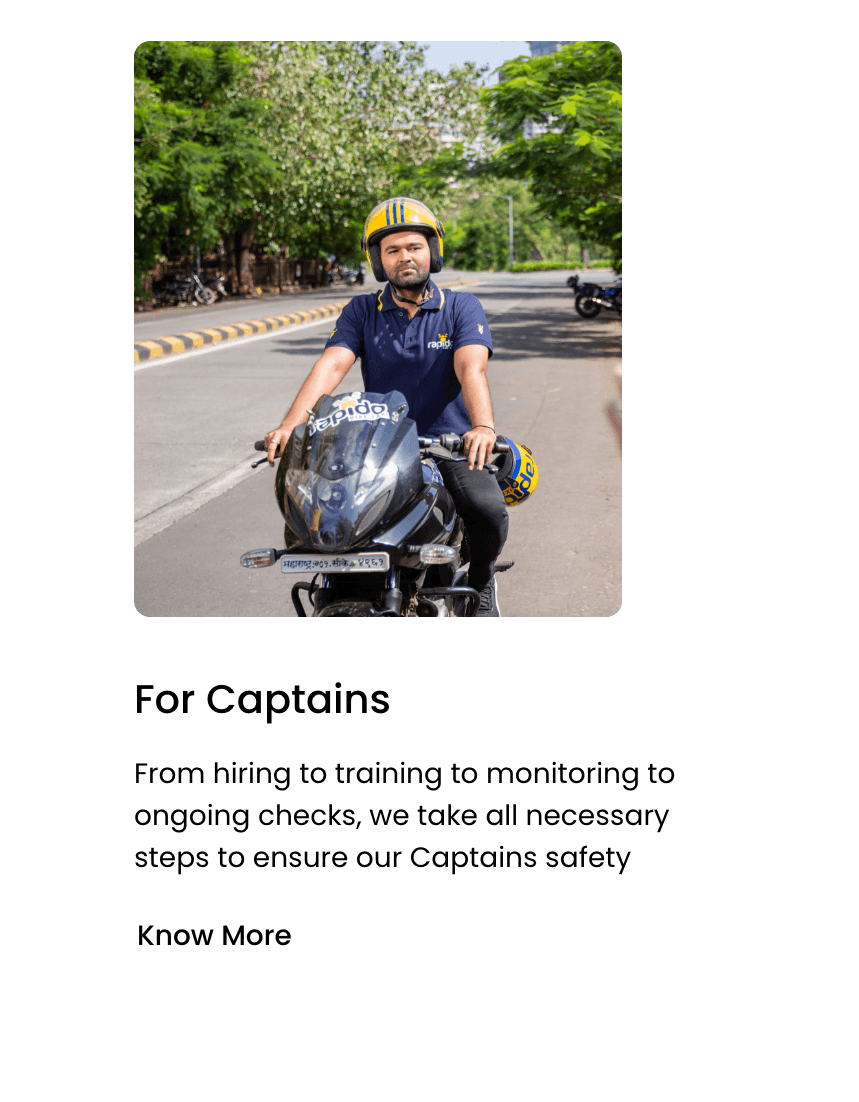 Safety Features for Customers